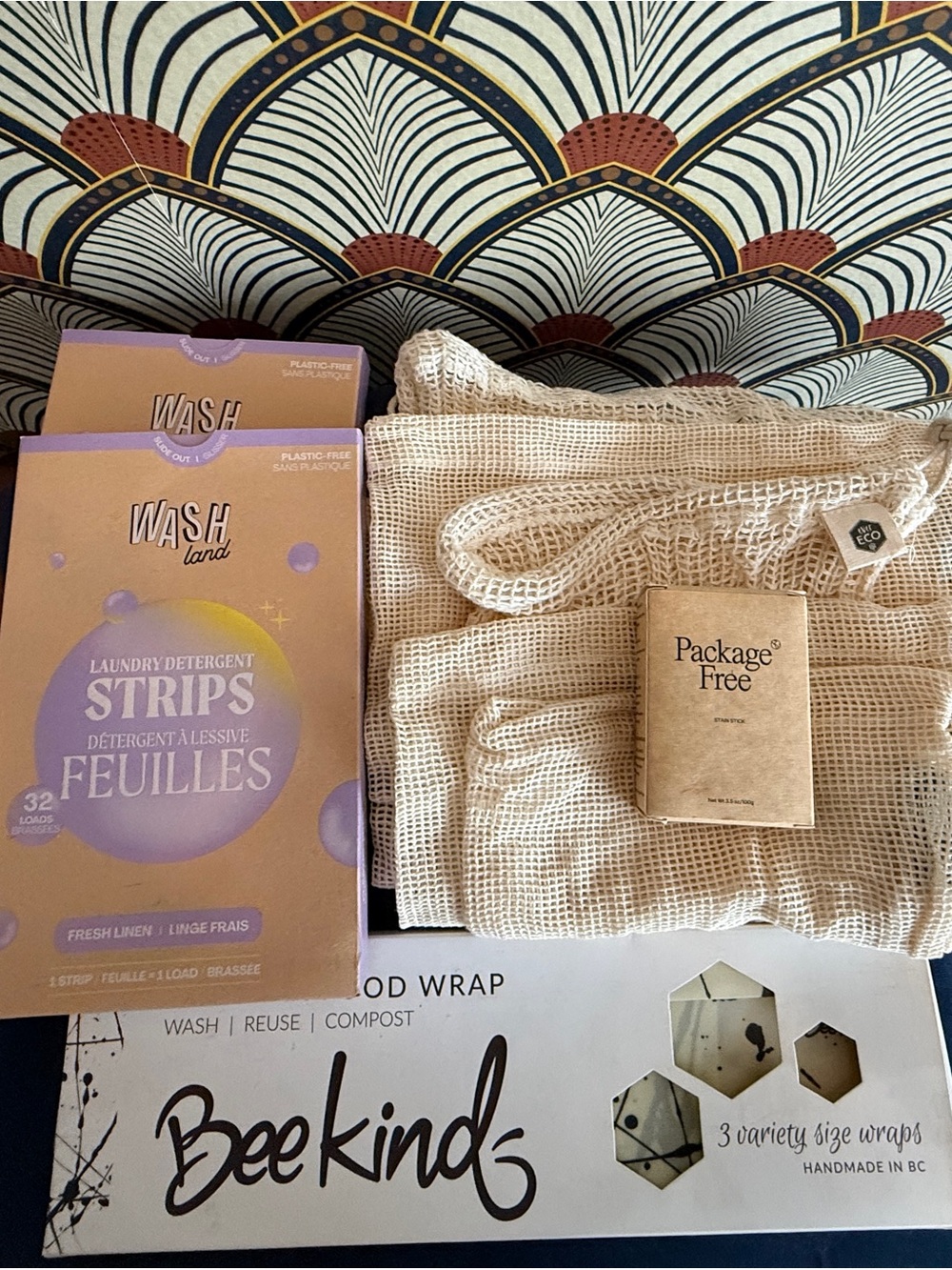 Zero waste| reusable produce bags, beeswax wraps & eco laundry strips
